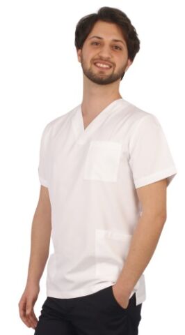 Erkek Alpaka V-Yaka Likrasız üst
