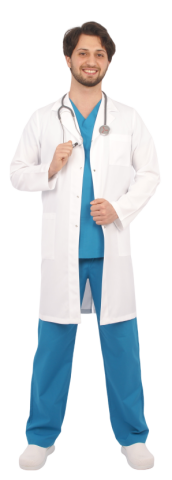 Uzun Boy Uzun Kol Terikoton  Önlük Doktor,Hemşire,Öğretmen,Eczacı,Labaratuvar,Estetisyen