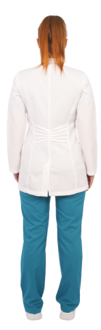 Kelebek Model Kısa Boy Uzun Kol Terikoton Önlük Doktor,Hemşire,Öğretmen,Eczacı,Labaratuvar,Estetisyen