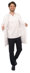 Kısa Boy Uzun Kol Alpaka Önlük Doktor, Hemşire, Öğretmen,Eczacı,Estetisyen,Labaratuvar