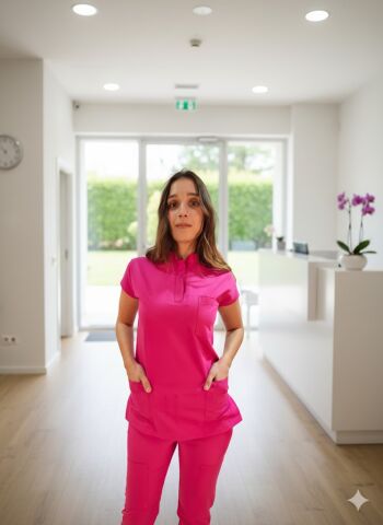 BAYAN LÜX LİKRALI GABARDİN HAKİM YAKA FORMA TAKIM