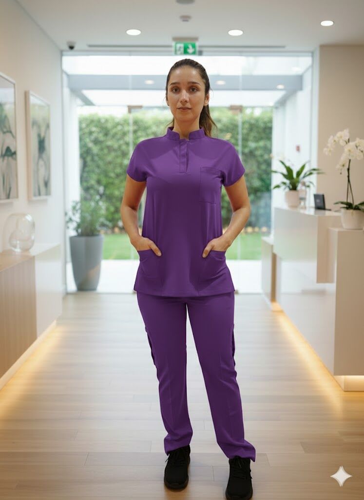 BAYAN LÜX LİKRALI GABARDİN HAKİM YAKA FORMA TAKIM