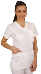 Doktor,Hemşire,Estetisyen,Güzellik Alpaka Kumaş Üst