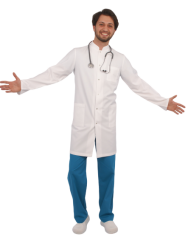 Hakim Yaka Kısa Boy Uzun Kol Alpaka Önlük Doktor, Hemşire, Öğretmen,Eczacı,Estetisyen,Labaratuvar
